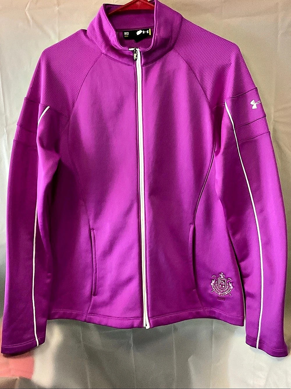 Under Armour Athletic Jacket in Pink Size Medium Like New